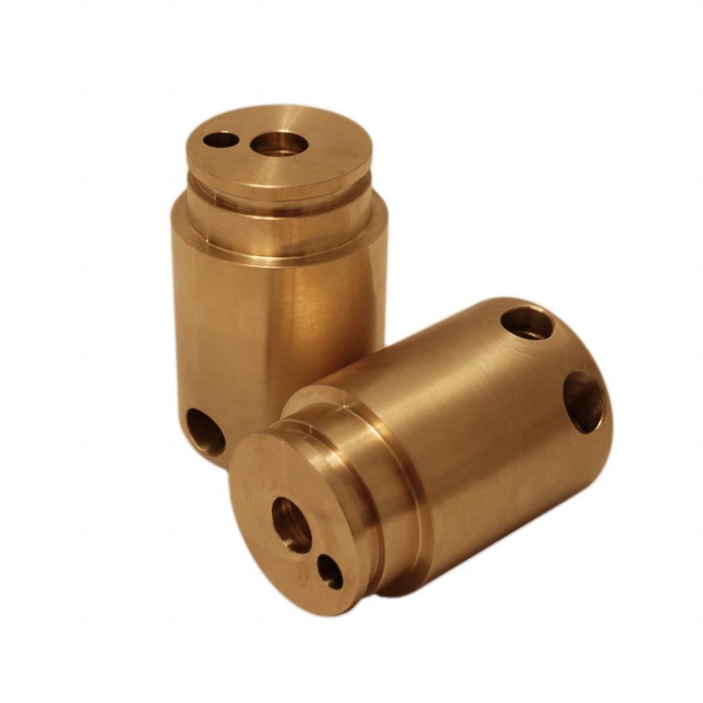 CNC Machined Brass Components Turned Lathe