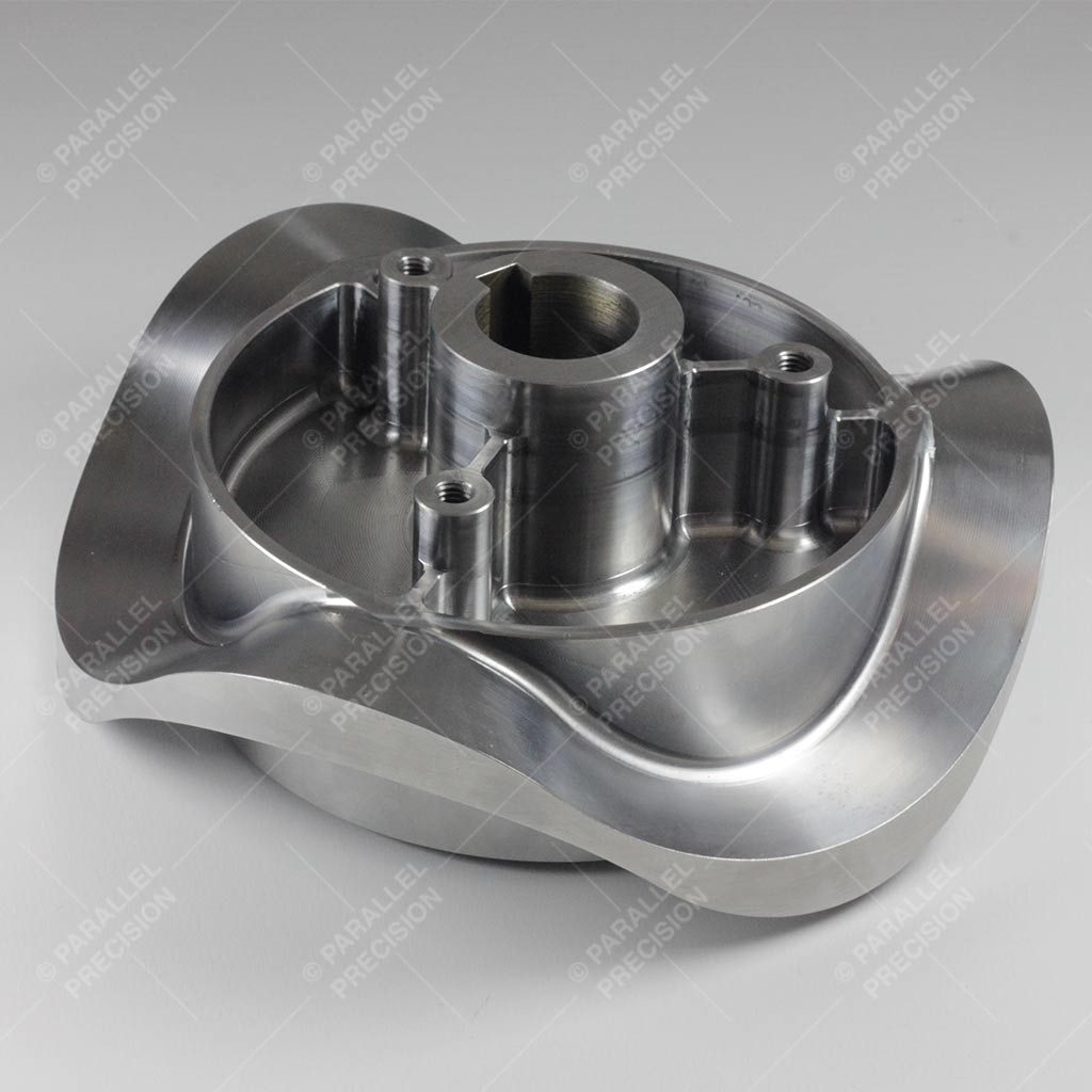 5 Axis CNC Machined Steel Component