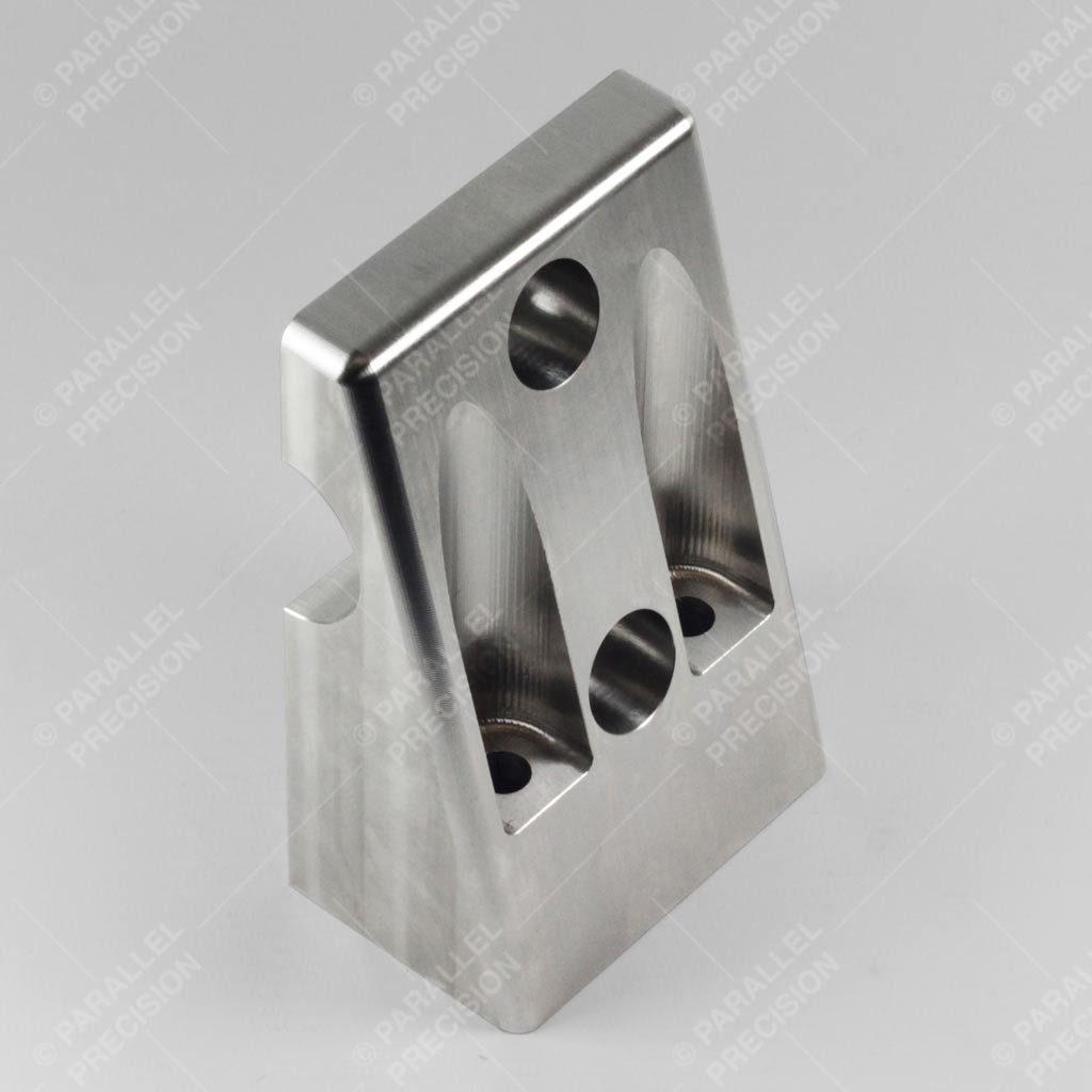 cnc machined 5 axis milled 316 stainless steel component